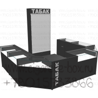 Павильон торговый для продажи сигаретных изделий в закрытом состоянии