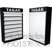 Шкаф для торговли электронными сигаретами с семью уровнями полок с рулонной шторкой